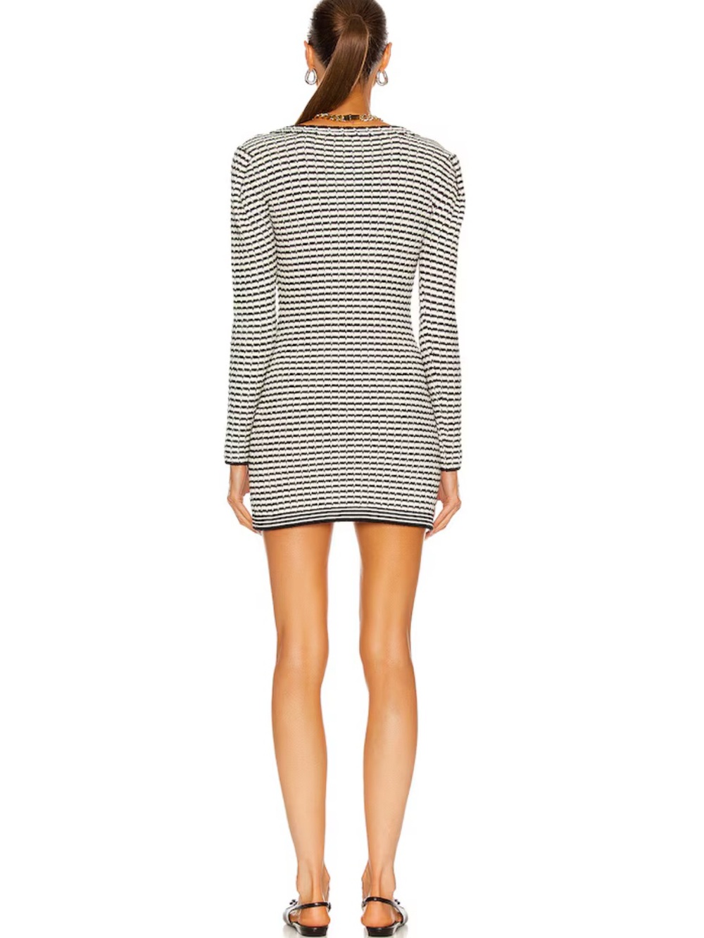Self-Portrait Striped Mini Dress - Picture 4 of 6